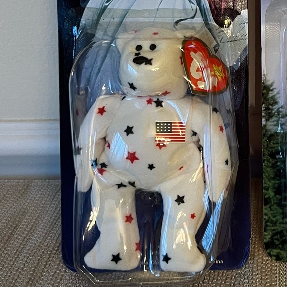 RARE McDonald's TY Glory & Maple Beanie Babies Bear Set MISTAGGED - Picture 9 of 10